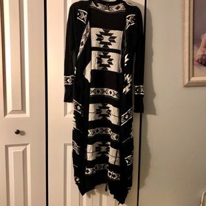 Knee Length Long Sleeve Sweater